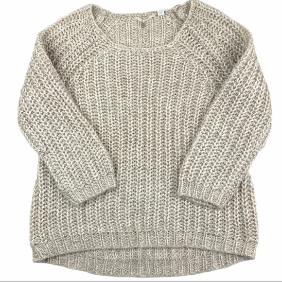 Anthropologie open knit Sweater Sunstitch S Sequin Pullover Open Knit - Picture 7 of 11